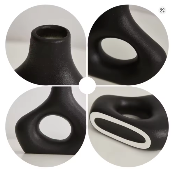 Nordic Ceramic Arch Vases (Set of 2) Modern Home Decor