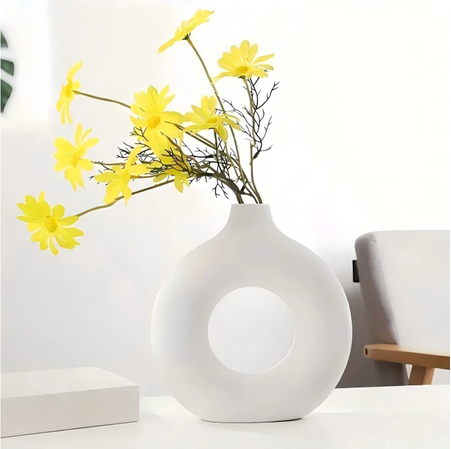 Ceramic Circular Vase