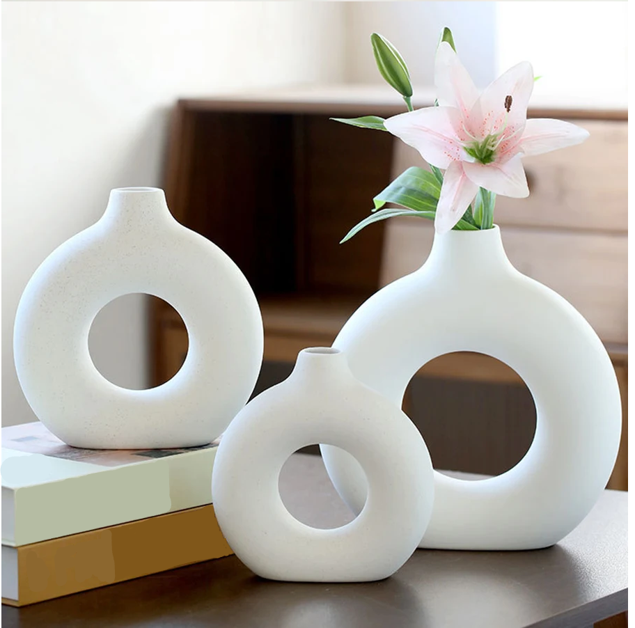 Ceramic Circular Vase